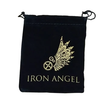 1000 бр./лот 8x10cm Drawable Velvet Jewelry Bag Christmas Gift Bag Purple Gift Bag Add Custom Logo Printed Wholesale