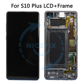 За Samsung Samsung Galaxy S10 2019 SM-G973F LCD S10e G970F LCD Display Touch Screen Digitizer assembly For SAMSUNG S10 Plus G975F LCD