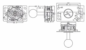 Zero Delay Encoder Control Board Arcade Parts Сам Kit Mame Game jostick arcade Copy Sanwa Push Button 2.8 мм, кабел USB към КОМПЮТЪР