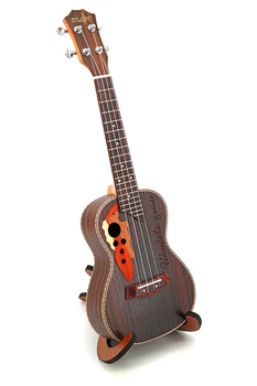 Ukulele 23 Хавайски мини китара 4 струнен инструмент ukulele Палисандър музикален инструмент ukulele 23 електрическа ukulele с пикапом еквалайзер