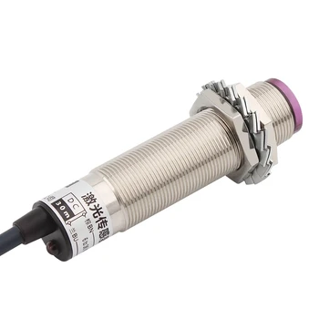 Лазерен сензор за фотоелектричния преминете водоустойчив предавател 2 м видимия инфрачервен материал Opague Оптоэлектрический ключ с рафт M12