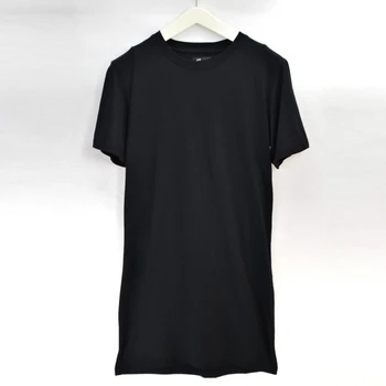 Хип-хоп мъжки размерът на САЩ ярусная тениска с къс ръкав на мъжка риза с висока тениска нов прием на мъжки ТОП тениски