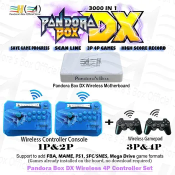 2021 кутия на Пандора DX 3000, на 1 от 4-те играчи безжичен определени запазване на напредъка на играта има 3P 4P играта може да добавите 5000 игри поддръжка на 3D tekken