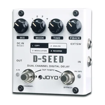 JOYO DSEED II китара педала ефект линия на писане е един стерео забавяне на китара эффектор с двойните шипове музикални аксесоари