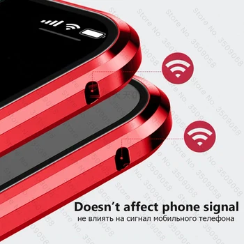 За Iphone 12 Pro Max Mini Cases Магнитна Флип-Надолу Капака На I Phone Se2 Se 2020 Case Броня Двойно Закалено Стъкло, Защитни Coquet