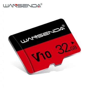 WANSENDA V30 карта памет 128 GB, 64 GB, 32 GB, 16 GB, 8 GB Micro sd карта Class10 V10 флаш карта, Microsd памет TF карта на сайта за смартфони