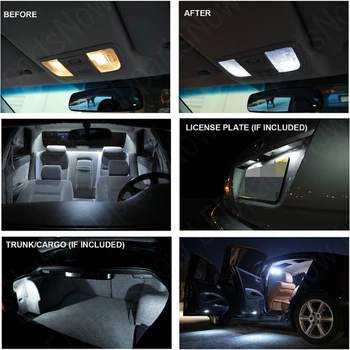 16x Led интериорни светлини за MINI clubman R55 Cooper S след септември 2010 година автомобилни led светлини за автомобили комплект осветление лампи Canbus