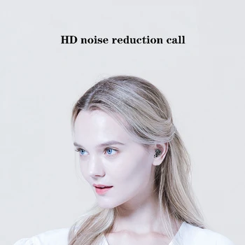 Bluetooth 5.0 слушалки TWS Mini HIFI In-ear Sports стартира слушалки зарядно устройство ще захранване на скоростна безжична слушалка с микрофон HD Покана