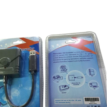 Висококачествен USB контролер Gamepad Converter Adapter Connnector PS2 игри на PS3 / PS4 джойстикам за Playstation 3/4