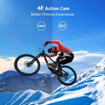 VanTop Moment 3 4K Action Camera подводна водоустойчива камера с широкоъгълен обектив 170° Outdoor Mini WiFi, Video Sports Mini Camera