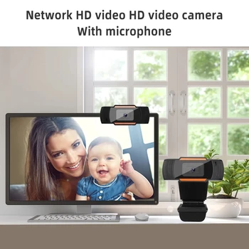 2020 нов оригинален Full HD 1080 пиксела, уеб камера, вградена камера с въртяща се USB конектор за компютър, Mac, desktop