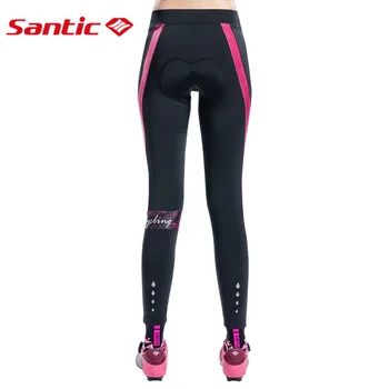 Santic жени Колоездене меки панталони Pro fit 4D тапицерията е дишаща отразяваща под наем панталони бързо съхне Азия размер S-2XL L8C04099