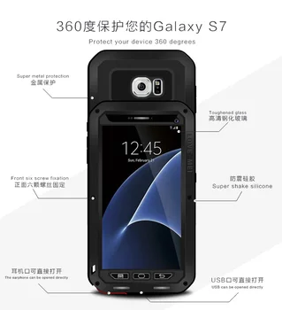 Любовта МЕЙ водоустойчив метален корпус за SAMSUNG Galaxy S10 S8 S9 S20 Plus Забележка 10 9 8 A3 A5 2017 A6 A8 A8S S10E A70 A50 A51 A71