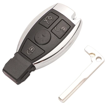 Jingyuqin 10 бр. / лот 2 3 4 бутона Smart Remote Shell Key за Mercedes Benz 2000 + NEC BGA Type Car Auto Key Case Fob за MB
