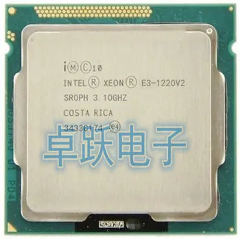 Intel Xeon E3-1220 V2 E3-1220 V2 3.1 GHz 8MB 4 Основната 1333MHz SR0PH LGA1155 ПРОЦЕСОР процесор E3 1220V2 безплатна доставка