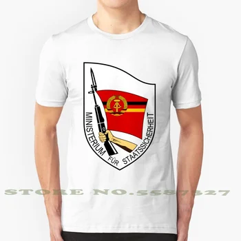 Stasi Ministry State Security - Гдр Ddr East Germany Black White Tshirt For Men Women Stasi Ministry For State Security Гдр Ddr