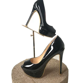 Дорис Marta Women ' s Peep Toe Платформа Fashion Спайк Pumps Обувки, сандали с изключително високи токчета Party Wedding Slip On Shoes Big Size