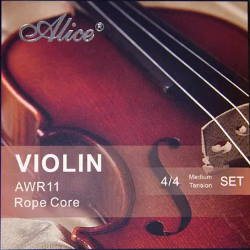 Нов високо качество на Алис струните на цигулка AWR11 Въже ядрото формулирана за съвършенство 4/4 Meddium опъване на набор от