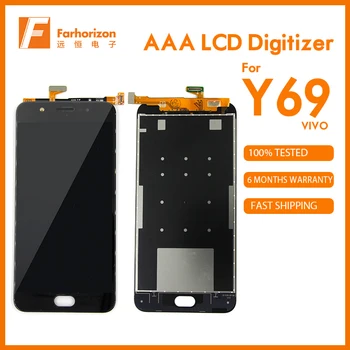 Търговците на дребно тестван високо качество на 5,5 инча за VIVO Y69 LCD сензорен дисплей дигитайзер, монтаж на резервни части