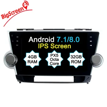 Android 9.0 32gb octa core GPS-навигатор кола DVD плейър за TOYOTA HIGHLANDER 2008-мултимедия 2 din радио запис на стерео