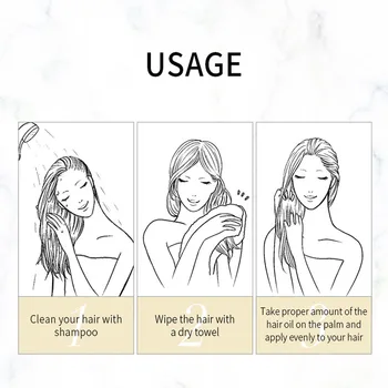 LAIKOU Марокански растежа на косата Арганово масло, кератин изправяне на къдрава грижи многофункционален грижа за косата и кожата на главата продукти
