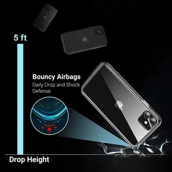Ултра тънък прозрачен калъф за телефон Huawei Honor 20 20i 10i 10 Lite 8C 8S 8A 7X 8X 9А 9в 9s Honor 30 20 X10 Pro Max силиконов калъф