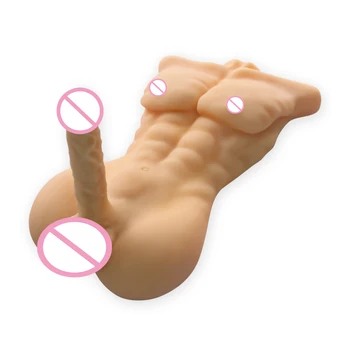 FREDPRCH Real silicone кукла, japanese Lifelike size male sex dolls for women gay male кукла masturbation machine with big Dildo