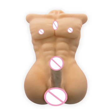 FREDPRCH Real silicone кукла, japanese Lifelike size male sex dolls for women gay male кукла masturbation machine with big Dildo