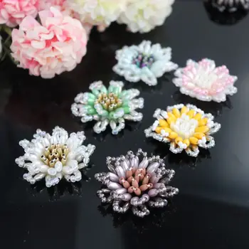 Цветна изискан 3D цвете нокти топчета кръпка бутифрок цветни аксесоари САМ мода дрехи, бижута петна апликация на прилив на