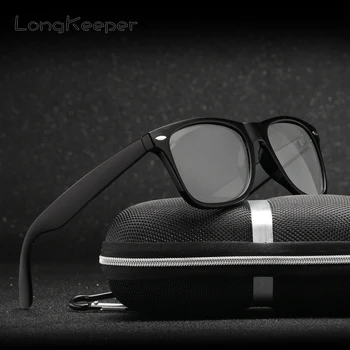 LongKeeper нови поляризирани фотохромичните слънчеви очила мъжете, промяна на цвета, UV400 слънчеви очила за Жени с черна прозрачна рамка за очила 1029