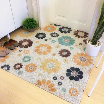 PVC противоскользящий мат килим баня и кухня вътрешен санитарен възел и хол вратата на мат килим Nordic Home Entrance Doormat