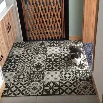 PVC противоскользящий мат килим баня и кухня вътрешен санитарен възел и хол вратата на мат килим Nordic Home Entrance Doormat