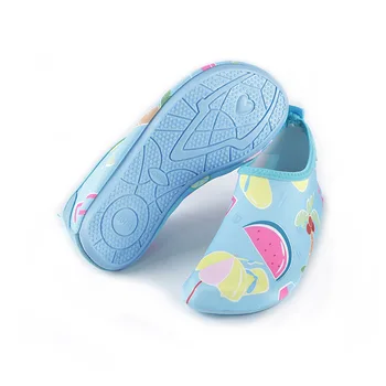 Детска плажна водна обувки нескользящая бързосъхнеща плуване бос басейн детски обувки здрава подметка боси вода кожени обувки