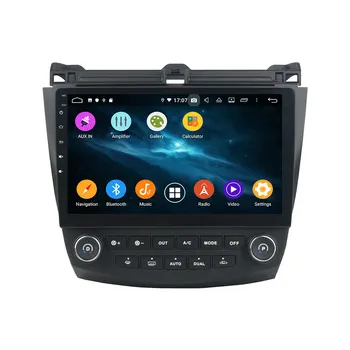 Андроид 10 Car No DVD Player GPS Navigation Multimedia Player For Honda Accord 7 2003-2007Auto Стерео Радио headunit player dsp