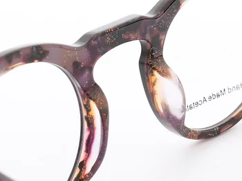 1960 e Япония, Италия реколта котешки очи черепаховые рамки за очила, прозрачни лещи ръчно изработени ацетат пълен ръб способен високо качество 6511