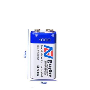 1 бр./лот нов 1000 mah 9 акумулаторна батерия USB литиево-полимерна батерия инструмент детска играчка специална батерия