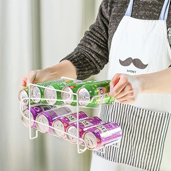 Сода за хляб може да калай хладилник конзола кутия за съхранение на контейнера диспенсер Iron притежателя на багажник