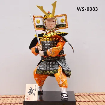MYBLUE 30СМ Kawai на Японски Самурай с катаной меч нинджа скулптура на Японски къща фигурки за декорация на дома аксесоари