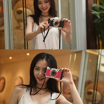 3D Camera Phone Fashion Case For iPhone iPhone7/8plus X/XR XS 11 11Pro Силикон ретро луксозен калъф за iPhoneXR XS MAX за момичета