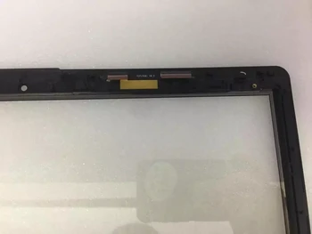 15.6-инчов предния сензорен екран, тъчпад външно стъкло дигитайзер с рамка резервни части за Asus VivoBook S550 S550C S550CA