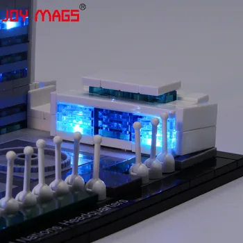 JOY MAGS само Led Light Комплект за 21018 архитектура на централните институции на Организацията на Обединените Нации (не включва модела)