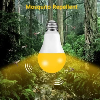 E27 B22 AC220V 110V Здрач to Dawn Sensor Lamp Bulb Day Night Light LED Прожектор 10W/15W Mosquito Killer лампа за осветление дома