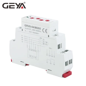 Безплатна доставка GEYA GRV8-04D 3-фазно регулатор на напрежение последователност на фазите на отказ фаза реле за защита от пренапрежение
