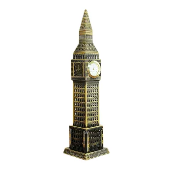Метална 3D модел на Лондон Биг Бен, статуята на сувенир подарък декорация на дома