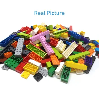240шт САМ строителни блокове дебели стенни фигурки тухли 1+2 точки образователни творчески размери са съвместими с брендовыми играчки за деца
