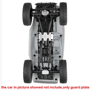 1 чифт Axial SCX24 90081 Guard Skid Plate предната и задната ос, защитно покритие материал от неръждаема стомана за RC модели, авточасти