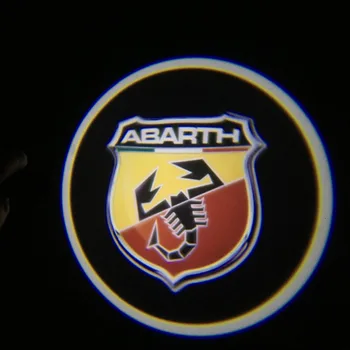 2pcs for ABARTH LED Car Door Welcome Light Logo Projector for Abarth