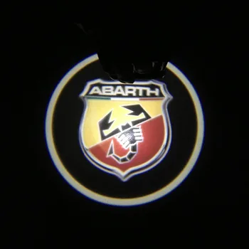 2pcs for ABARTH LED Car Door Welcome Light Logo Projector for Abarth