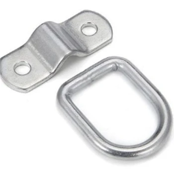 Нова разпродажба 10шт Каяк многофункционален D-тип тяга пръстен обтегач набор от товара ремарке котва D-тип пръстен определяне на обтегач