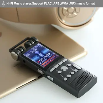 Професионален глас активен цифров аудио рекордер 8GB 16GB USB Pen намаляване на шума 100hrs I Life Support TF-Card